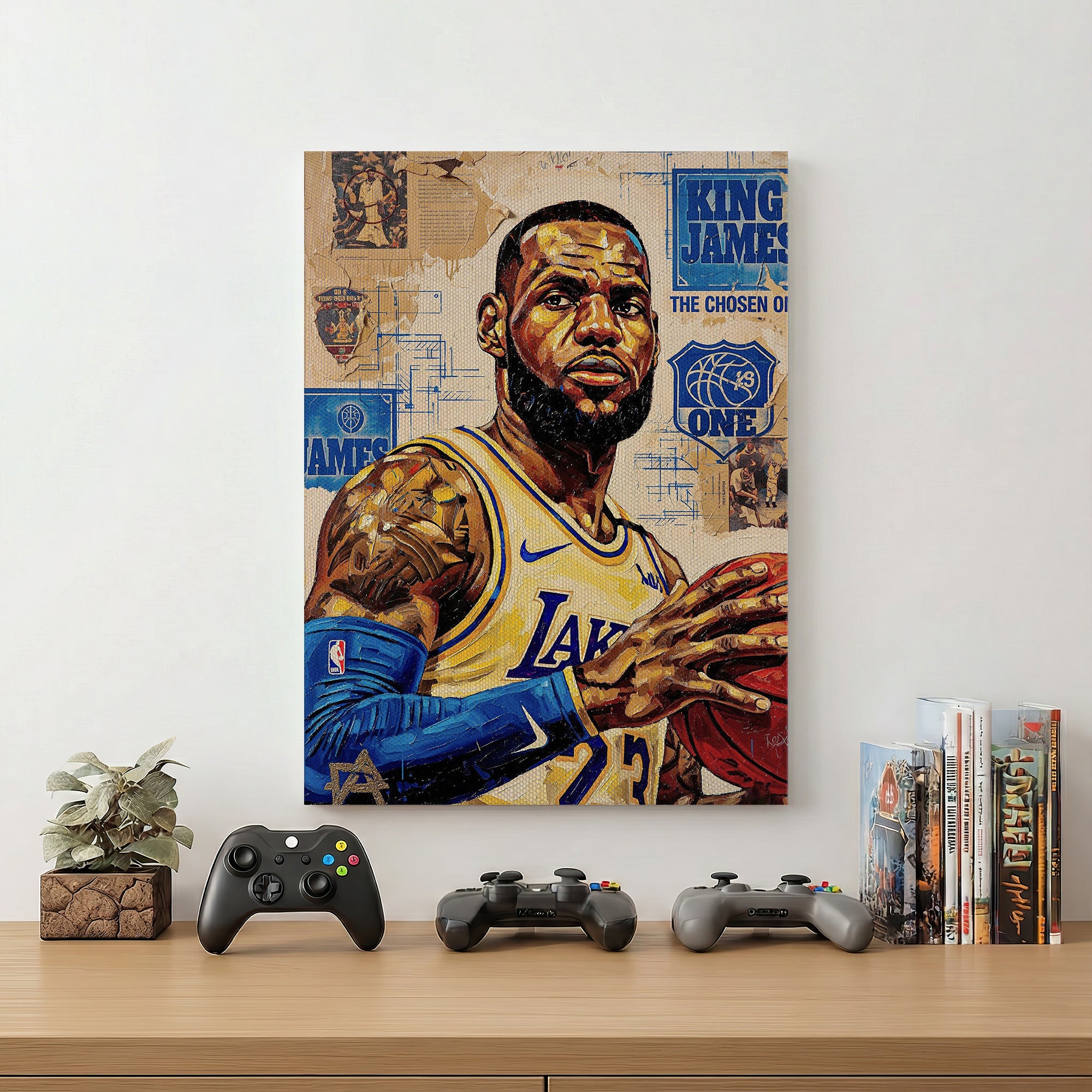 Lebron James Basketball Wall Art (SP52)
