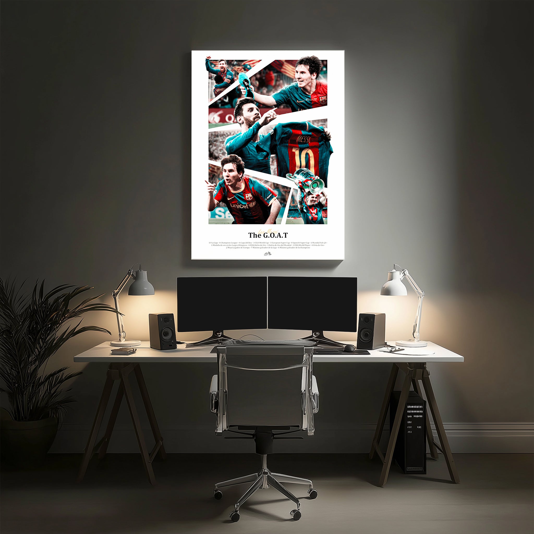 Lionel Messi Football Wall Art (SP53)