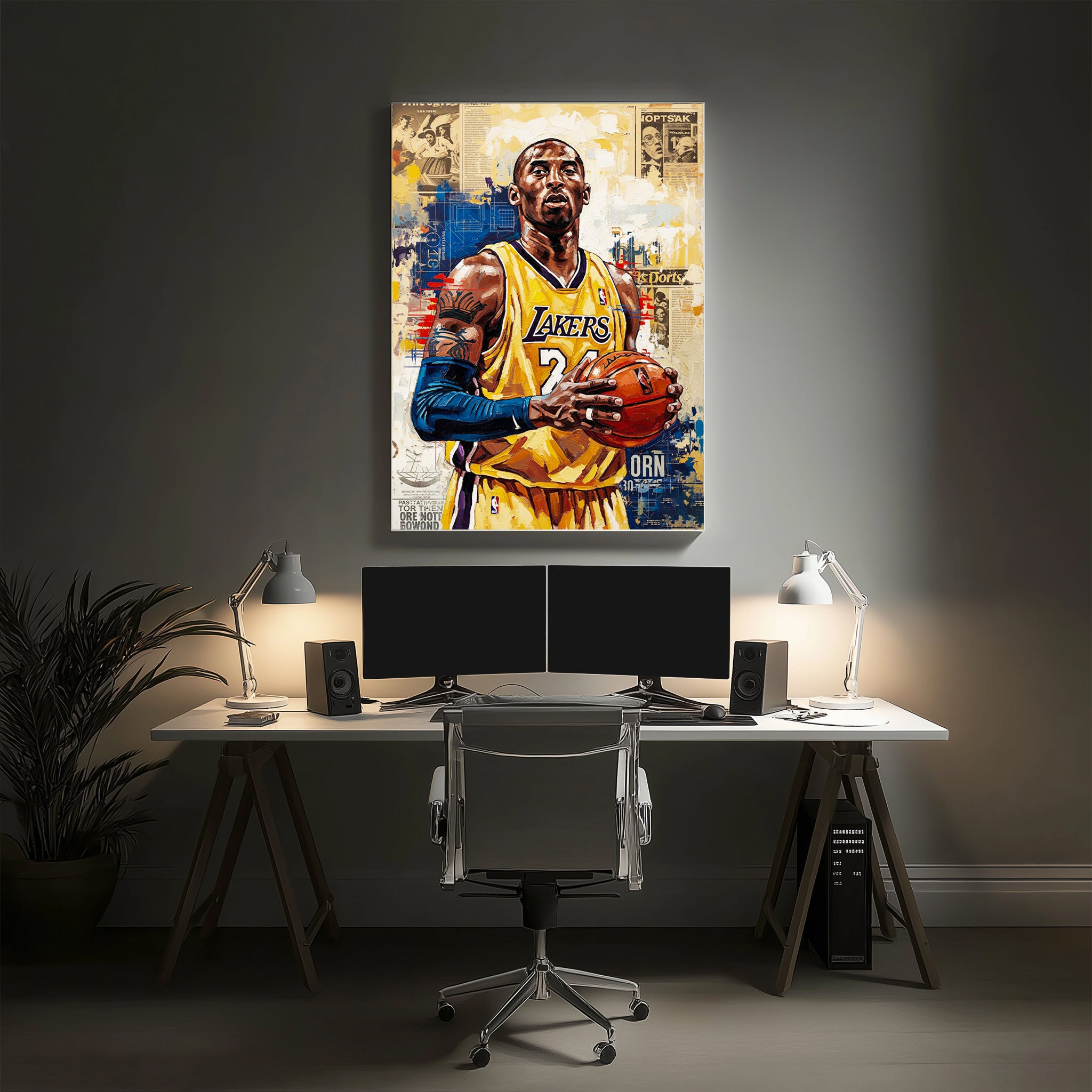 Kobe Bryant Basketball Wall Art (SP54)