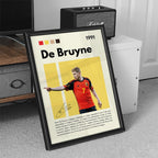 De Bruyne Football Wall Art (SP9)
