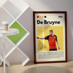 De Bruyne Football Wall Art (SP9)
