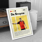 De Bruyne Football Wall Art (SP9)