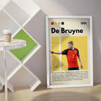 De Bruyne Football Wall Art (SP9)